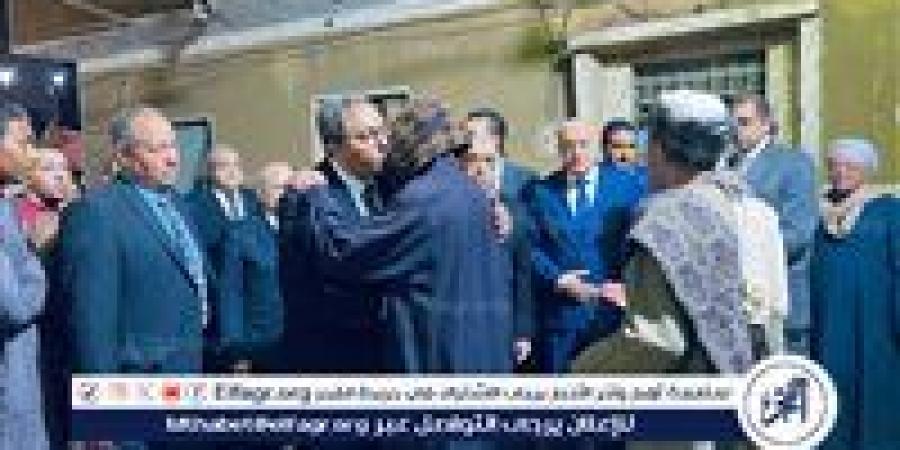 وزير العدل ومحافظا قنا والأقصر يقدمون واجب العزاء في شهيدة الواجب المستشارة سهام صبري الأنصاري بنقاده