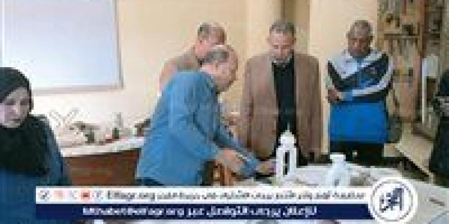 وكيل تعليم أسيوط يتفقد التشطيبات النهائية لمركز إبداع للحرف اليدوية والتراثية