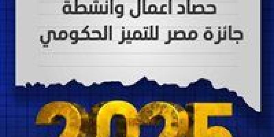 جائزة مصر للتميز الحكومي 2025: نمو متسارع وإنجازات وطنية في رفع كفاءة الجهاز الإداري»