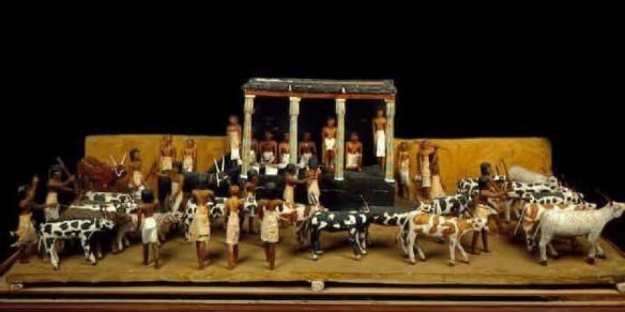 مقتنيات المتحف المصرى.. ماكيت من مقبرة الوزير مكت رع