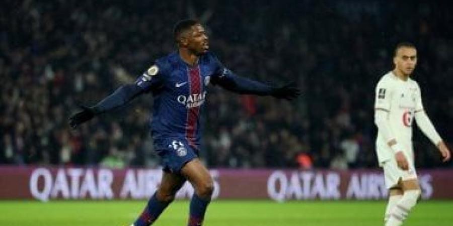 باريس سان جيرمان يتفوق على ليل بهدف ديمبيلى فى الشوط الأول.. فيديو