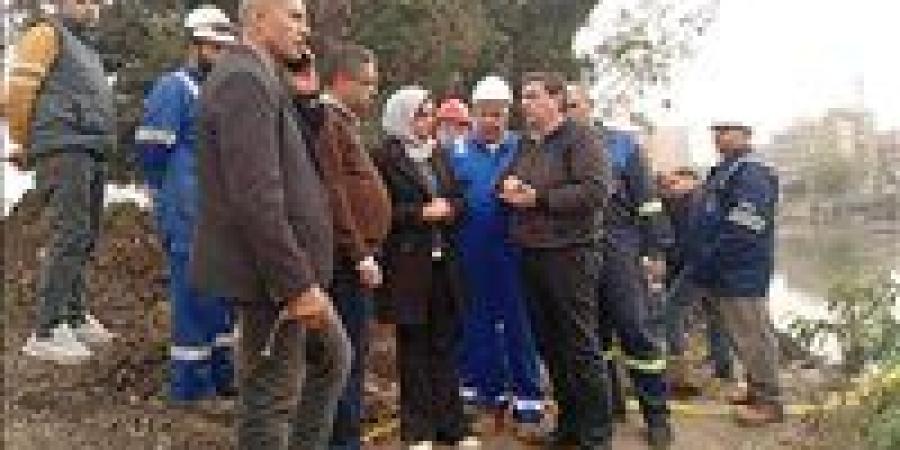 محافظ القليوبية يقود احتواء بقعة زيت ترعة الإسماعيلية