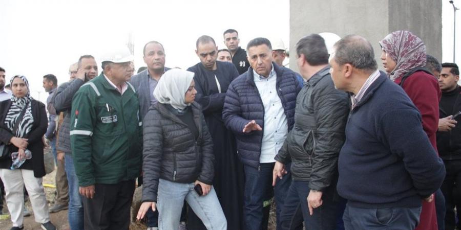 محافظ القليوبية يتفقد موقع تسريب سولار بترعة الإسماعيلية