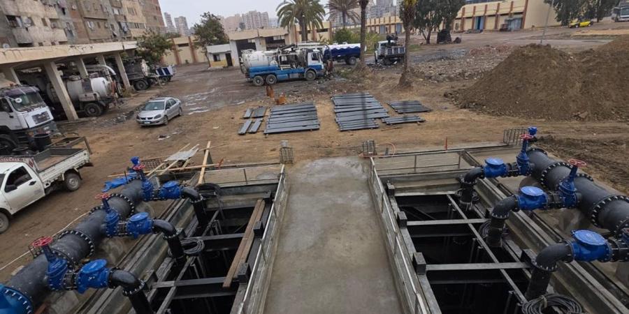 صرف صحي الإسكندرية: اقتراب الانتهاء من تطوير محطة الرأس السوداء
