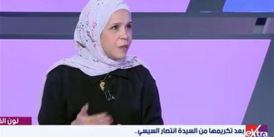 نورا محمد تؤسس مدرسة لتعليم الهيروغليفية عقب تكريمها من السيدة انتصار السيسي