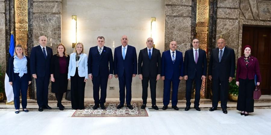 المستشار هشام بدوي يلتقي رئيس برلمان جمهورية إستونيا«صور»