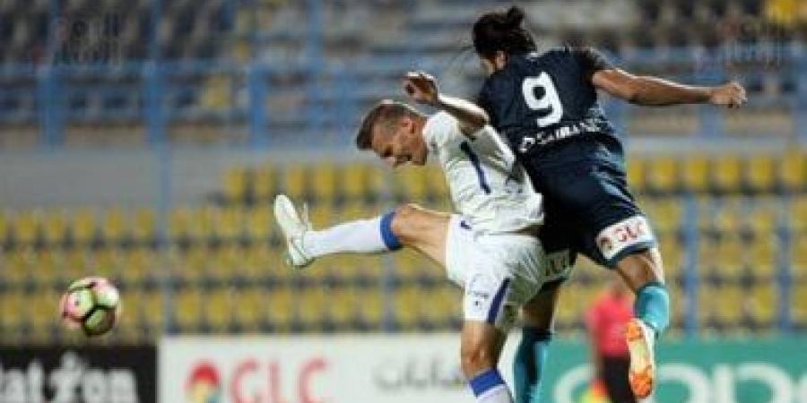 إنبى يهزم سموحة بثنائية ويصعد للمركز الخامس فى جدول الدورى