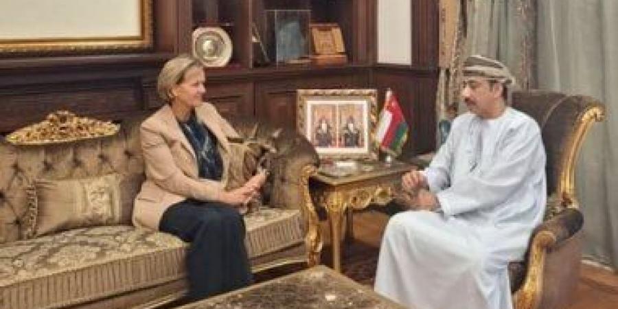 سفيرة الاتحاد الأوروبى تلتقى سفير عمان بالقاهرة لبحث تطورات الأوضاع بمضيق هرمز