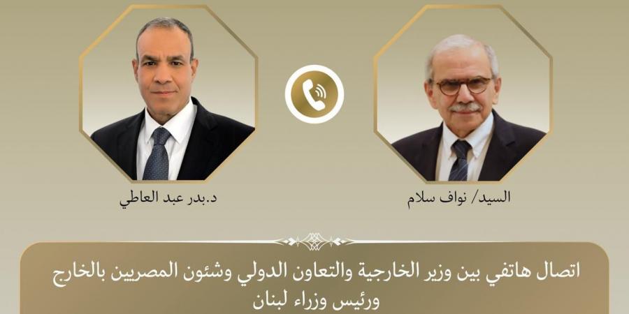 رئيس وزراء لبنان: نقدر الجهود التى تبذلها مصر لوقف العدوان الاسرائيلى