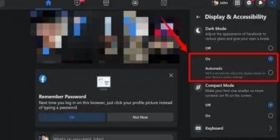 كيف تفعل ميزة "الوضع الداكن" على فيسبوك لتقليل إجهاد العين