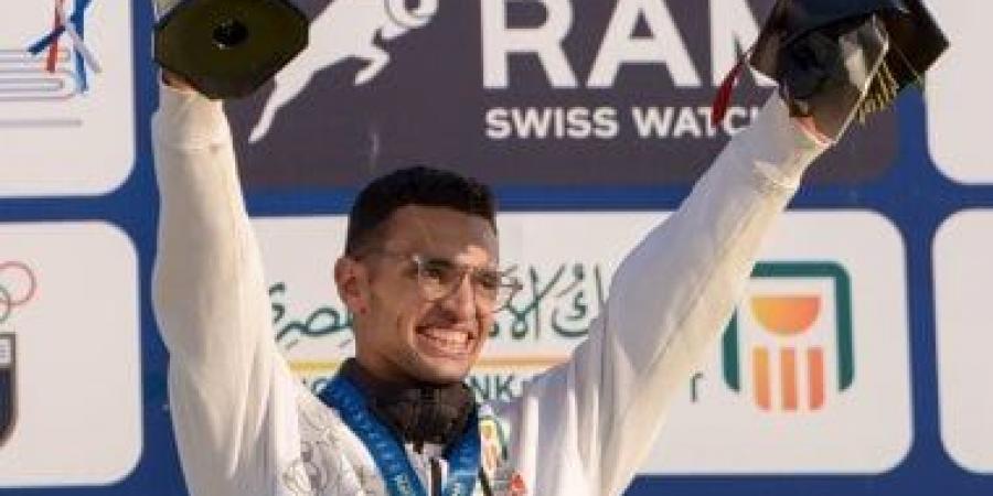 معتز وائل يتوج بذهبية كأس العالم للخماسي الحديث بالقاهرة