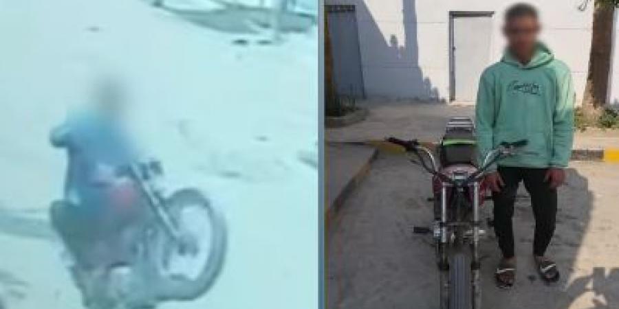 ضبط قائد دراجة أدى حركات استعراضية بالطريق بالبحيرة