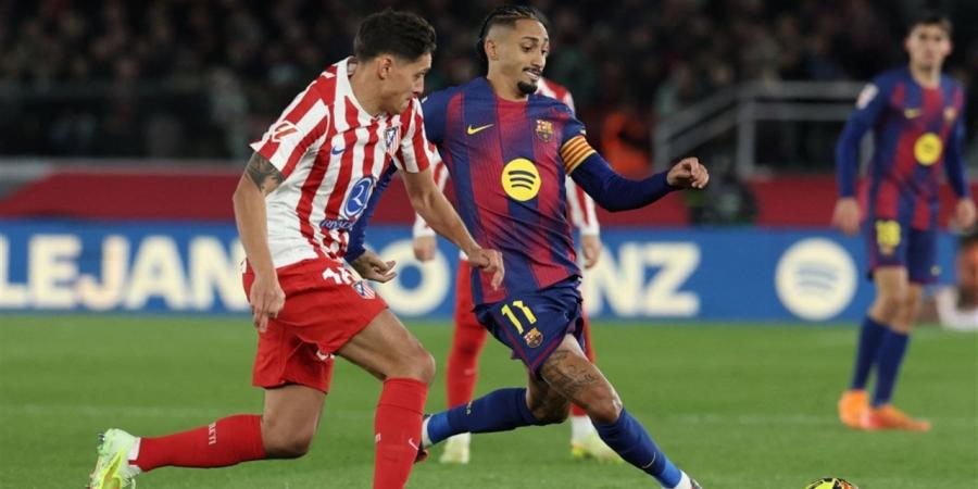 يلا شوت بث مباشر شاهد الدقائق الحاسمة من لقاء اتلتيكو مدريد وبرشلونة بالفيديو الان