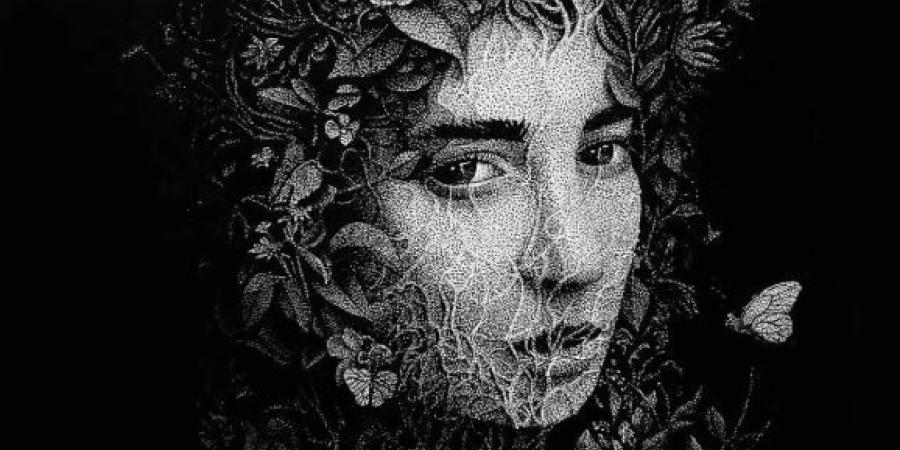 فنان أوكرانى يحول النحت إلى رسومات تعتمد على ملايين النقاط الدقيقة