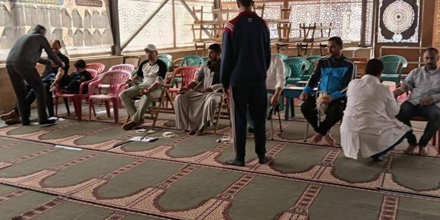 حملة للتبرع بالدم في مساجد أوقاف دمياط