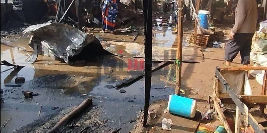 الحماية المدنية بالغربية تنجح في إخماد حريق بسوق السنطة