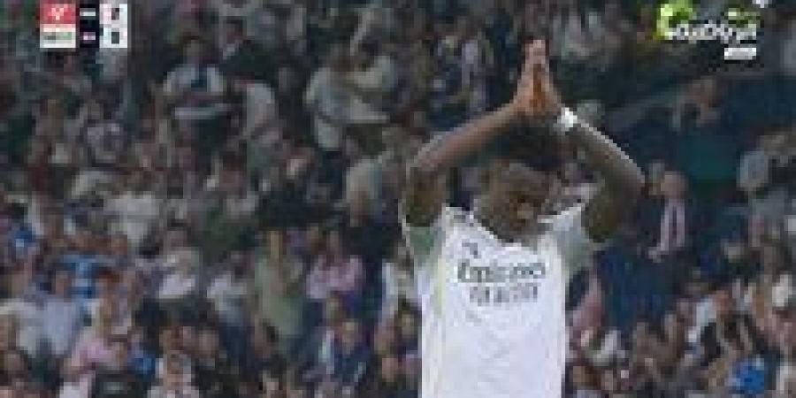 الريال ضد ألافيس.. فينيسيوس جونيور يسجل الهدف الثاني لـ ريال مدريد في مرمى ألافيس بالدوري الإسباني