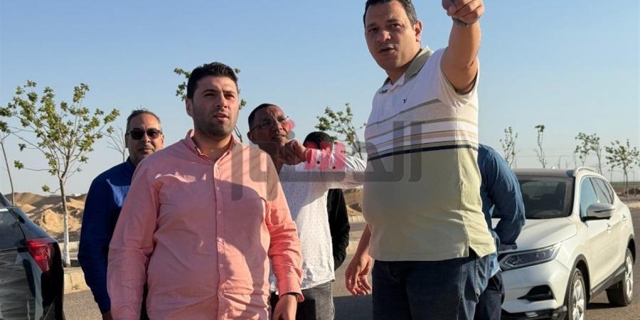 رئيس جهاز السادات يتفقد المحور المركزي ويوجه بتجهيز قطعة أرض خدمية بحي النور