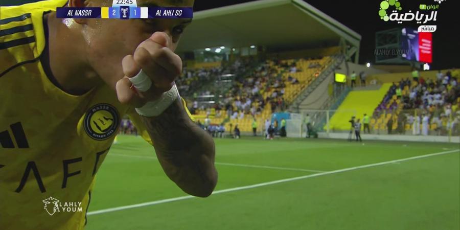 النصر ضد الأهلي.. أنجيلو بورجيس يسجل الهدف الثاني للنصر أمام الأهلي في دوري أبطال آسيا