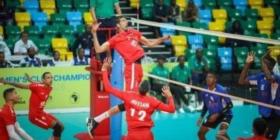 الأهلى يهزم كاميرون سبورتس في بطولة أفريقيا لرجال الطائرة