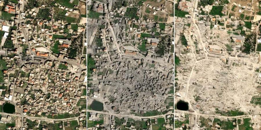 صور مرعبة لـ"دمار الجنوب".. الأقمار الصناعية تكشف كل شيء