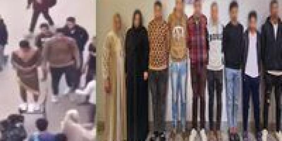 بدء محاكمة المتهمين في واقعة إجبار شاب على ارتداء ملابس نسائية بميت عاصم