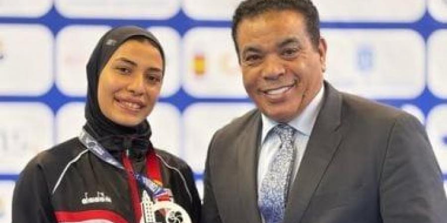 جنى حازم تحقق فضية بطولة الدوري العالمي للكاراتيه