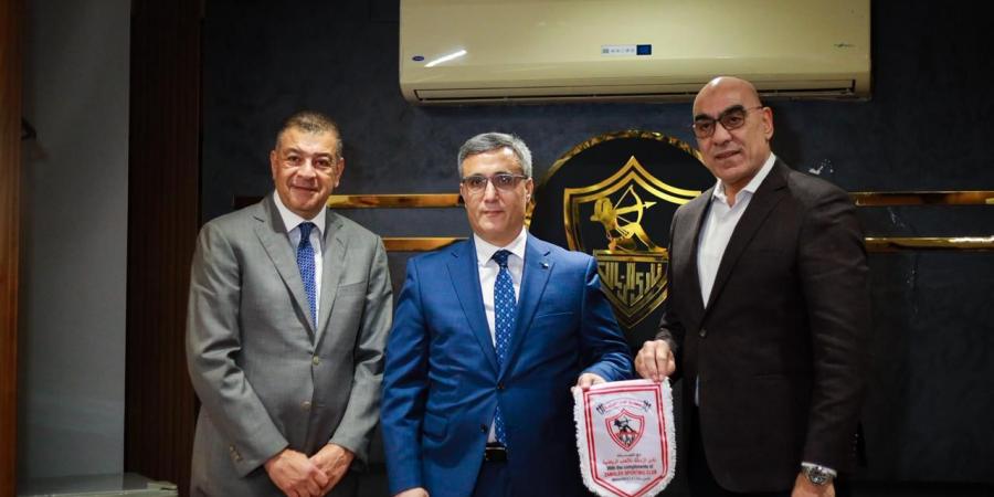 الزمالك يستقبل سفير الجزائر بالقاهرة.. صور