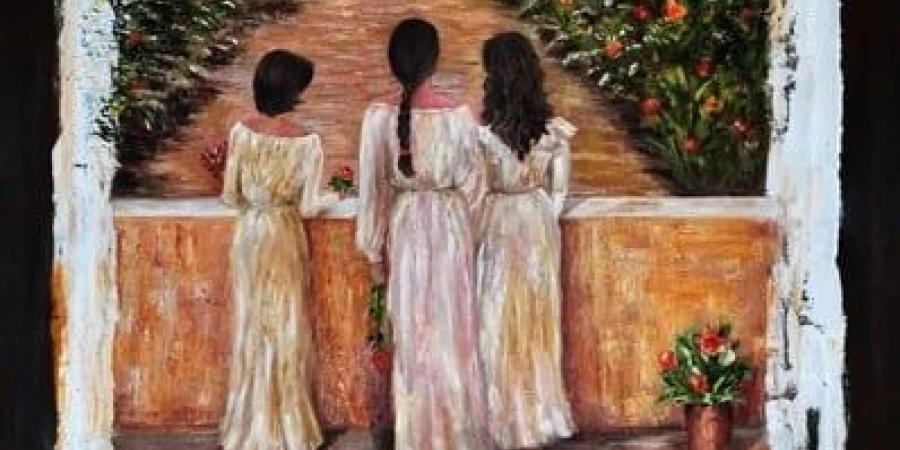 أنشأت أول مركز للفنون.. شاهد لوحات التشكيلية منى القصبى