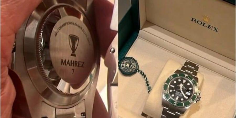 رياض محرز يهدى نجوم الأهلى ساعات رولكس بعد الإنجاز الآسيوى