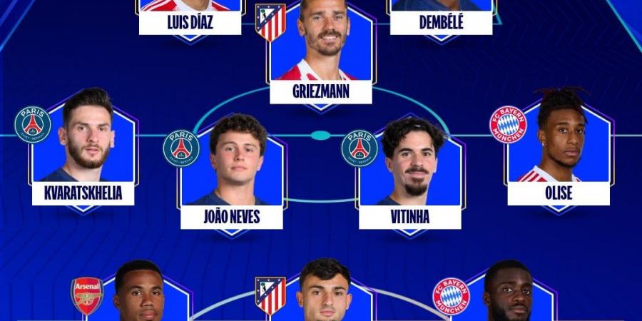 التشكيل المثالى لذهاب نصف نهائى دوري أبطال أوروبا