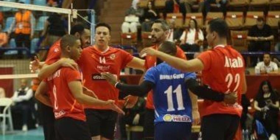 بعثة رجال طائرة الأهلى تصل القاهرة اليوم بعد الفوز بلقب أفريقيا