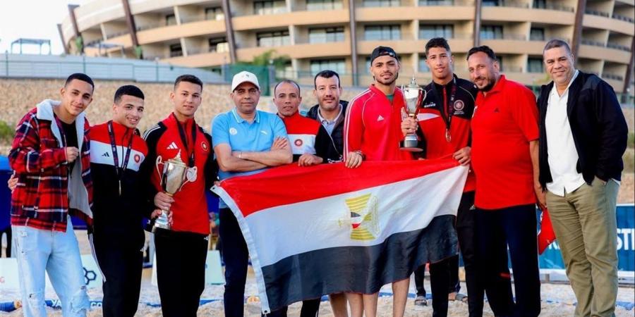 منتخب المصارعة الشاطئية يحصد 10 ميداليات في البطولة الإفريقية بالإسكندرية
