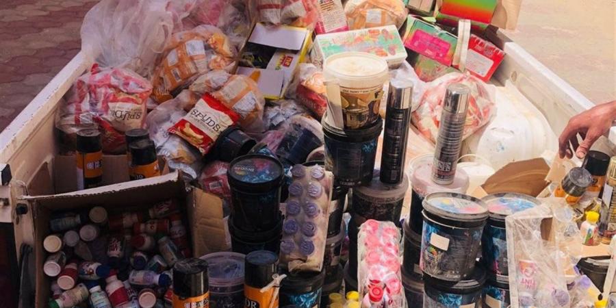 ضبط 950 قطعة سلع غذائية منتهية الصلاحية قبل بيعها للمواطنين بالفيوم