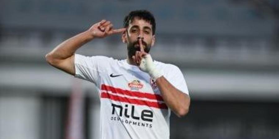 عدى الدباغ يتقدم للزمالك بالهدف الأول على سموحه