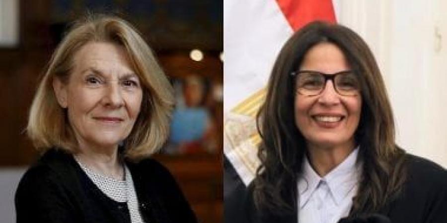 وزيرة الثقافة تبحث مع نظيرتها الفرنسية تعزيز التعاون فى مجالات التراث