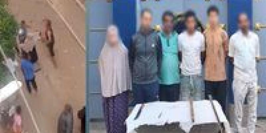 بسبب لهو الأطفال.. مشاجرة بالأسلحة البيضاء والشوم بين أسرتين في بني سويف