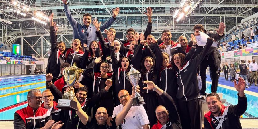 منتخب مصر يتوج ببطولة إفريقيا للسباحة بعد حصد 23 ميدالية
