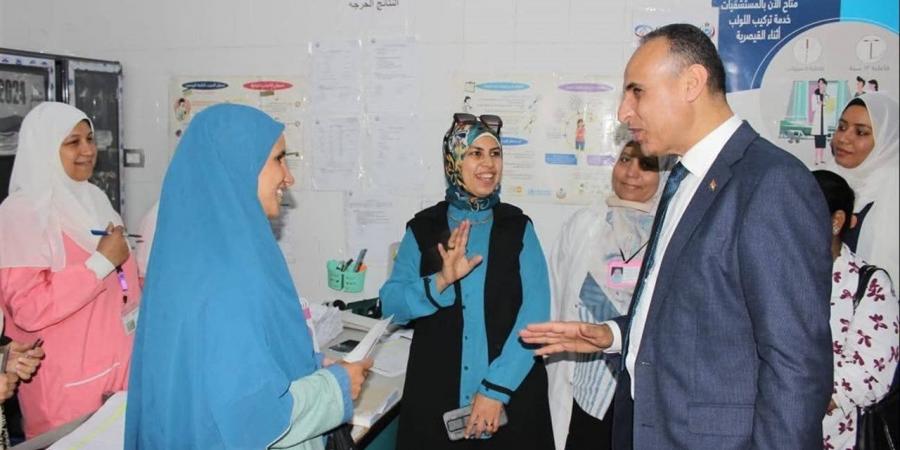 وكيل صحة بني سويف يتفقد أعمال الحملة التنشيطية لتنمية الأسرة بوحدة طب أسرة الرياض