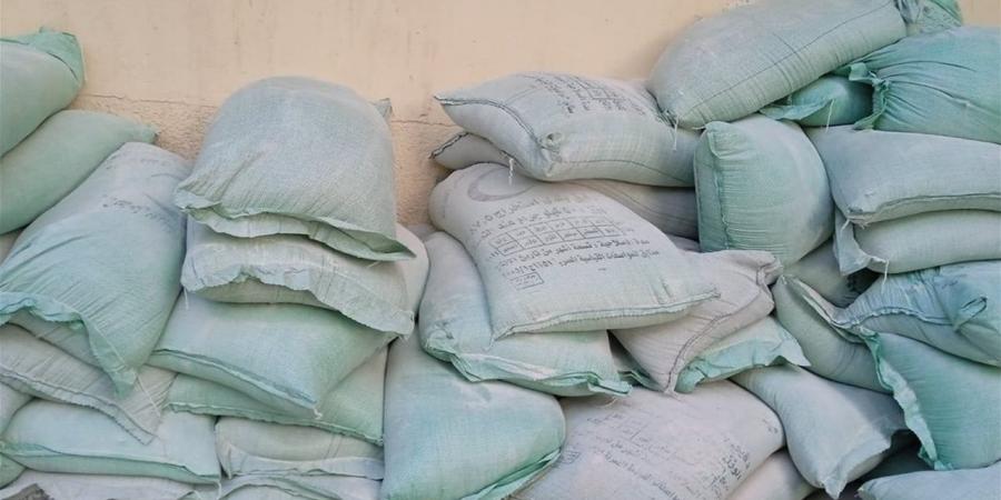 ضبط 62 جوال دقيق مدعم قبل بيعها بالسوق السوداء في الغربية