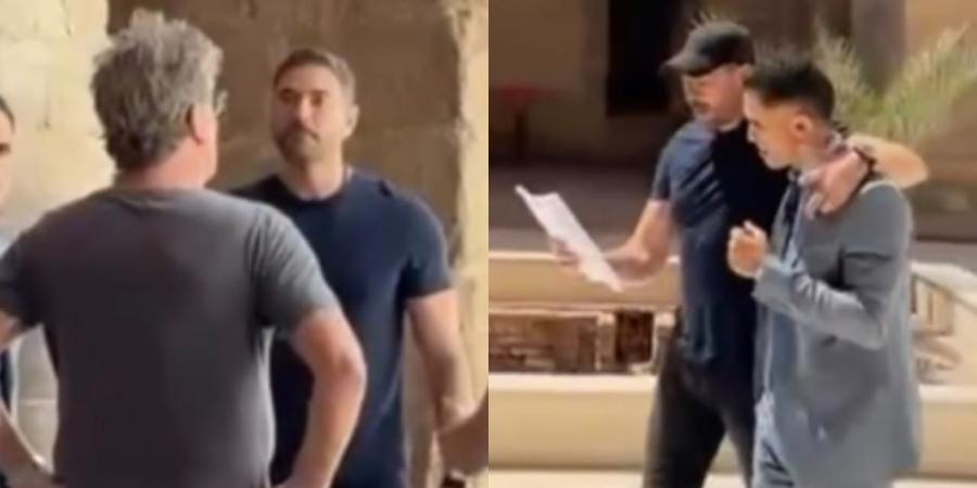 أول ظهور لأحمد عز وسامي الشيخ من كواليس تصوير مسلسل الأمير.. صور
