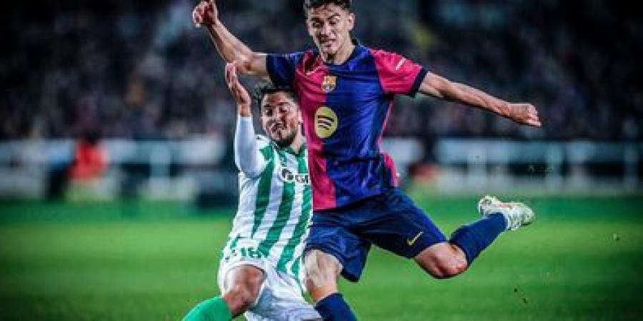 محدث لحظة بلحظة.. نتيجة مباراة برشلونة وريال بتيس في الدوري الإسباني