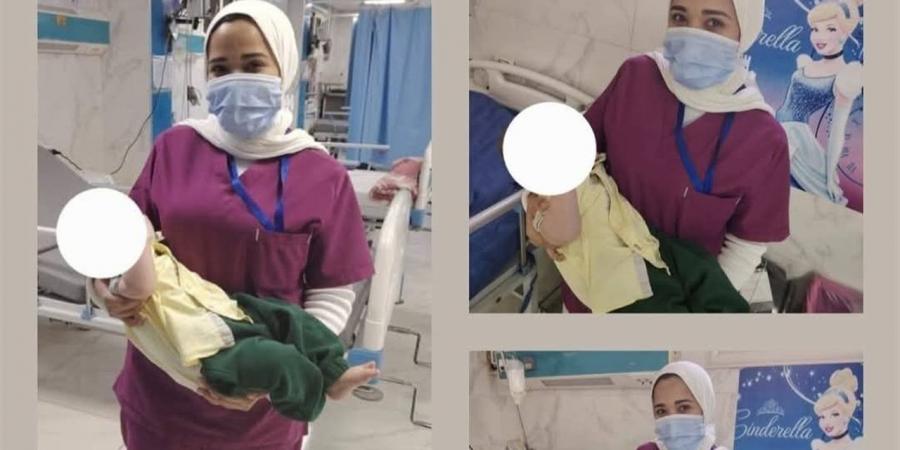 أطباء بلبيس المركزي ينجحون في إنقاذ رضيع من جلطة دماغية نادرة