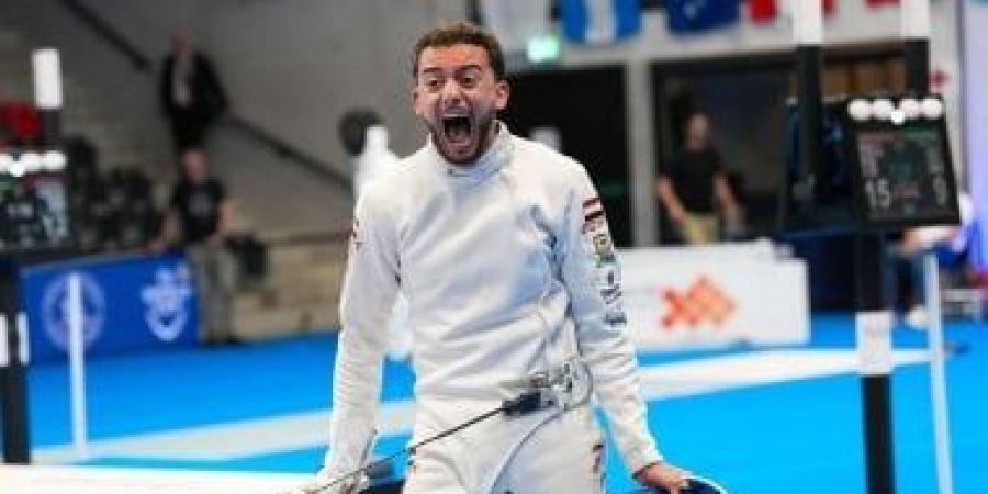 وزير الشباب والرياضة يهنئ محمد السيد بعد التتويج بذهبية كأس العالم لسيف المبارزة