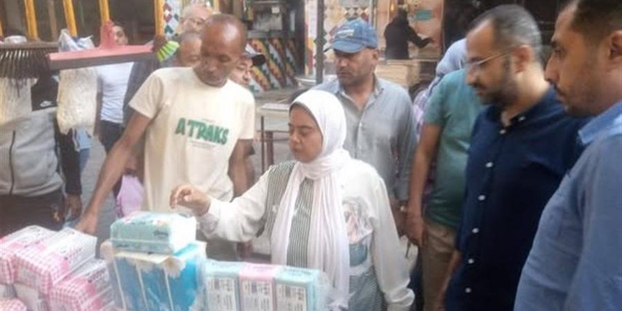 نتائج الحملات الرقابية على الأسواق والمحال التجارية في أحياء الإسكندرية
