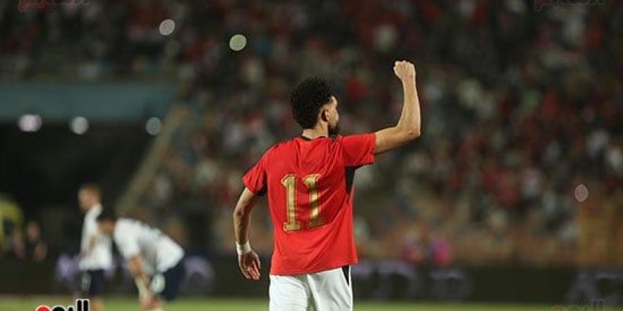 زيكو يسجل أول أهدافه الدولية ويمنح منتخب مصر التقدم أمام روسيا