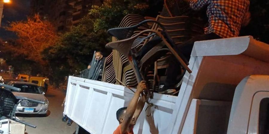 حملات مكثفة لحي شرق الإسكندرية لإزالة الإشغالات.. والتحفظ على 406 حالة مخالفة