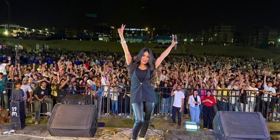 كامل العدد.. هدى تتألق في احتفالات عيد الأضحى بمدينة الشروق (صور)