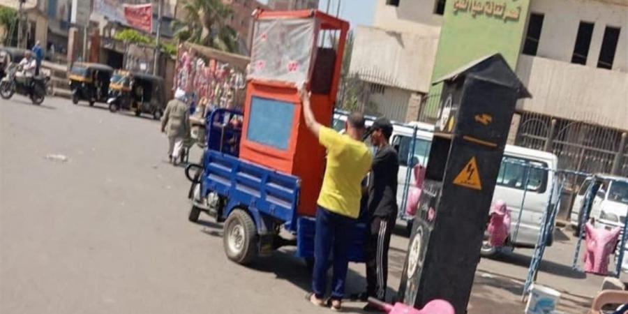 فرق المتابعة الميدانية بالشرقية توقف أعمال بناء مخالفة وتضبط المخالفين