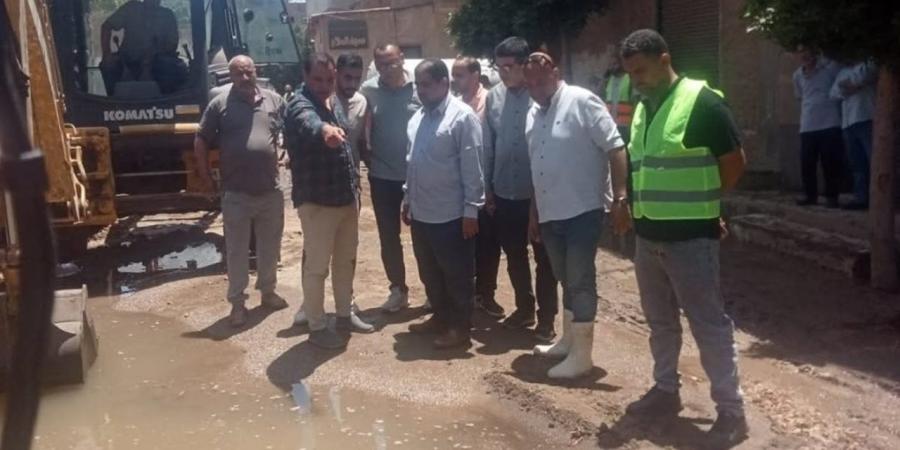 قطع المياه مؤقتًا عن ميت خاقان والبر الشرقي بشبين الكوم لإصلاح عطل مفاجئ
